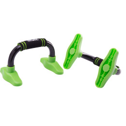 Упоры для отжиманий BA-302 (черные/зеленые)