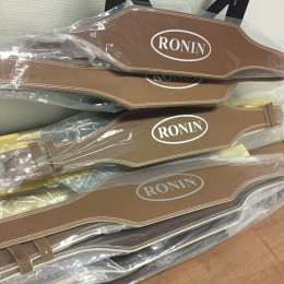 Пояс атлетический Е125 15см, кожа, Ronin