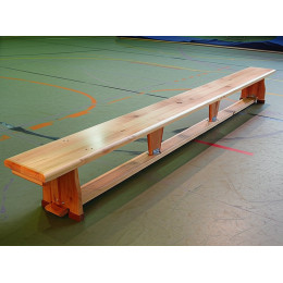 Скамья гимнастическая 4,0м на деревянных ножках