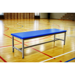 Скамейка для раздевалок без спинки "кушетка" мягкая 1,5м