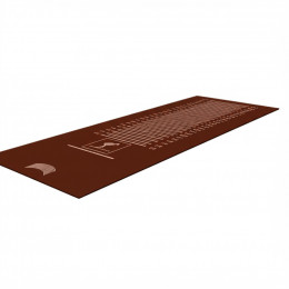 Дорожка облегченная 3,7м для прыжков темно-красная